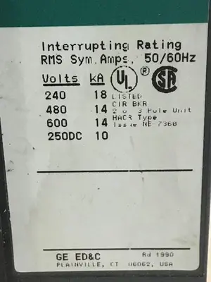 USED GE TED136100 / DISCONNECT