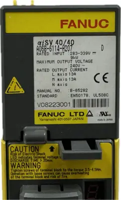 FANUC A06B-6114-H207 SERVO AMPLIFIER 283-339V 9kW A06B6114H207 REFURBISHED