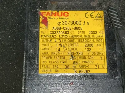 Used FANUC A06B0267B605 Motors (misc) Ohio US | HGR 24 #1300972