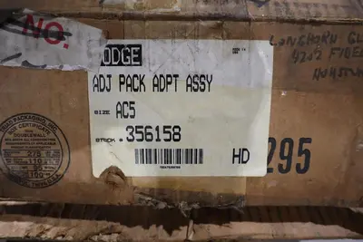 NEW IN BOX DODGE AC5 ADJ PACK ADPT ASSY 356158 STOCK H1063