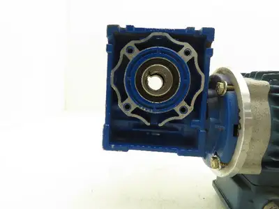 Motovario NMRV/040 Gearmotor 7.5:1 Ratio 208rpm .33Hp 230/460V 3PH Hollow Shaft