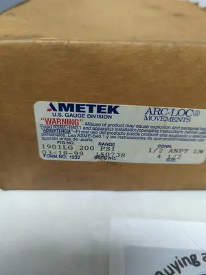 New | in-Stock AMETEK 1901LG Universal Pressure Meters Ohio US | Surplus Asset Holdings #1238718
