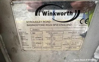 Used WINKWORTH ZX500-6 Double Arm Mixer Extruders Illinois US | Aaron Equipment #180214
