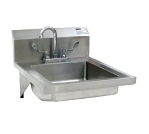 Eagle Group HSAP-14-FW Wall Mount Commercial Hand Sink w/ 14"L x 16"W x 5"D Bowl, Gooseneck Faucet