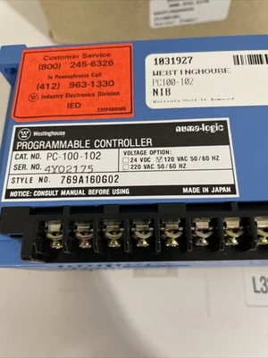 NEW Westinghouse PC-100-102