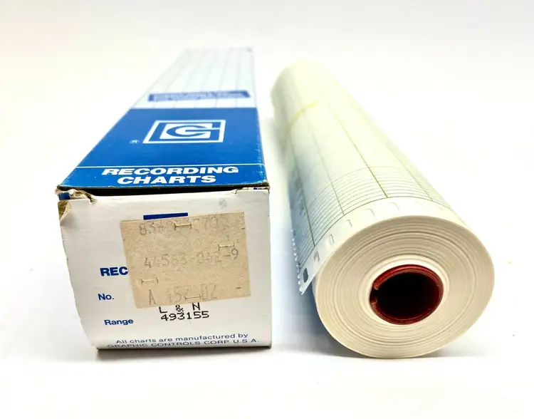 Used GRAPHIC CONTROLS CHART PAPER ROLL 10-3/4" LONG Misc Industrial Equipment | Maverick Industrial Sales #1108610