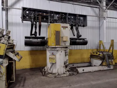 15,000 LB X 36" X 1/4" PERFECTO COIL REEL, CAR & STRAIGHTENER: STOCK #18400