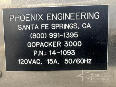 Used PHOENIX ENGINEERING GO PACKER 3000 Drop Packers California US | Star Industries #1254406