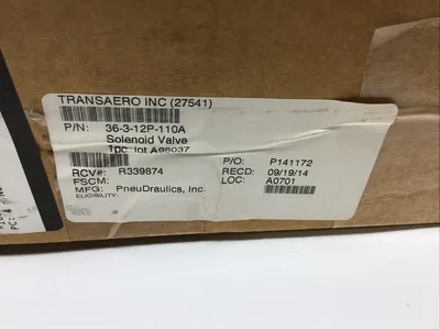 Saville 36-3-12P-110A Solenoid Valve