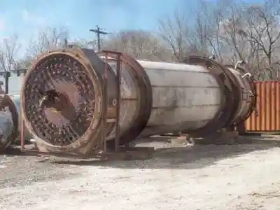 96 " dia davenport rotary steam tube dryer