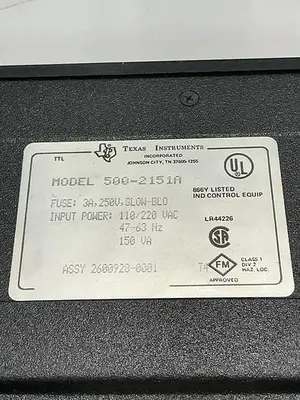 USED TEXAS INSTRUMENTS 500-2151A