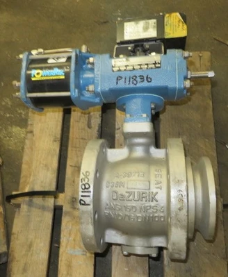 Dezurik 4" V-Ball Control Valve Style VPB , Unused Condition!