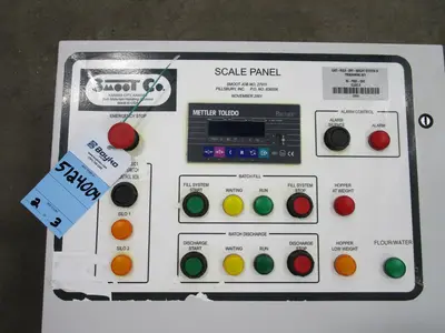 Smoot SS Scaling Hopper w/ Load Cells, Readout, and Control Panel