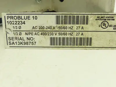 Nordson 1022234 Pro Blue 10 Hot Melt Glue Machine Control Panel 47G0015-020Y