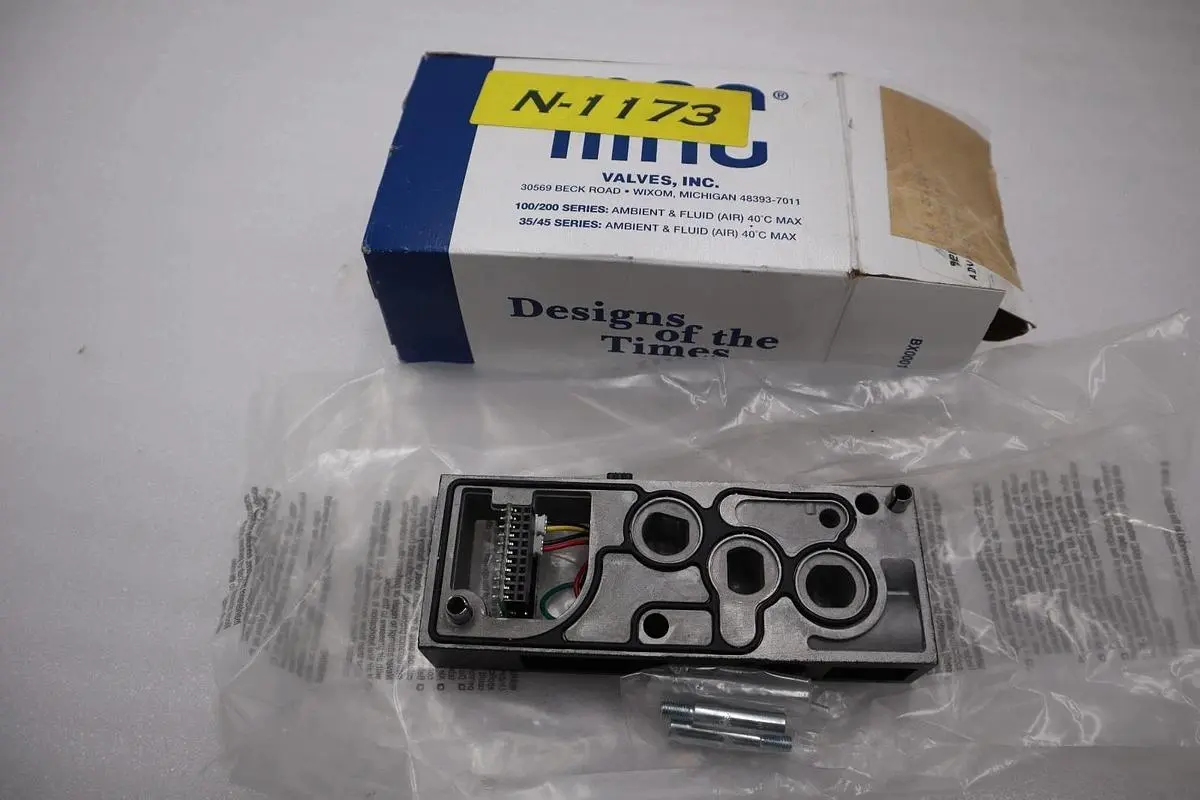 MAC 92B-000-BK2=3628 / 92B-000-BK2 SOLENOID VALVE MANIFOLD BASE STOCK H804A