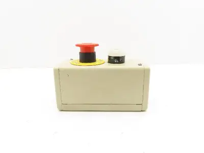 Fuji Banner AHX922A Push Button Enclosure E-Stop 2-Color Touch Sensor