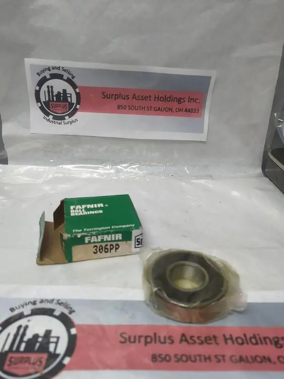 New | in-Stock FAFNIR 306PP Bearings | Surplus Asset Holdings #1201651