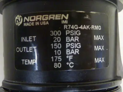 USED NORGREN R74G-4AK-RMG
