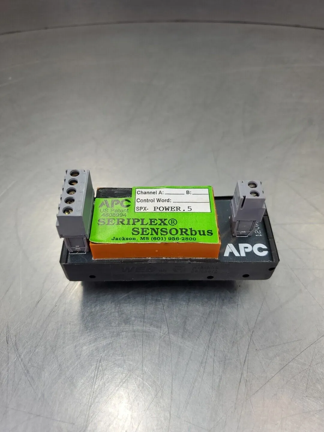 APC SPX-POWER.5 SERIPLEX SENSORbus Control Bus Module. 4E-35