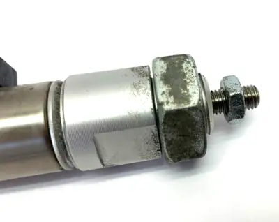 NCDMB075-0600, BMF 307K-PS-C-2-SA95-S75-00,3 | SMC NCDMB075-0600 Air Cylinder w/ Balluff BMF 307K-PS-C-2-SA95-S75-00,3 Sensor - Used