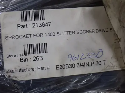 Sprockets/pulleys