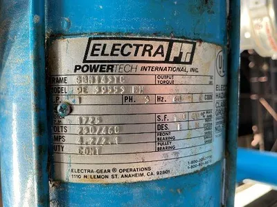 Patterson-kelley 1 Cu Ft Crossflow Twin Shell Blender