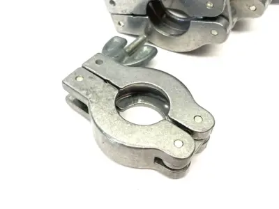 USED AGILENT QUICK-CLAMP, WING NUT, NW10/16, METALLIC FINISH