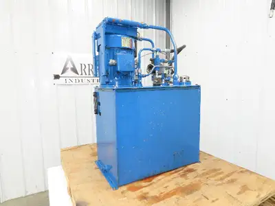 Clarke Hydraulic Power Unit 30Gal 4.2gpm 3000psi Marzocchi Gear Pump 3Hp 3PH