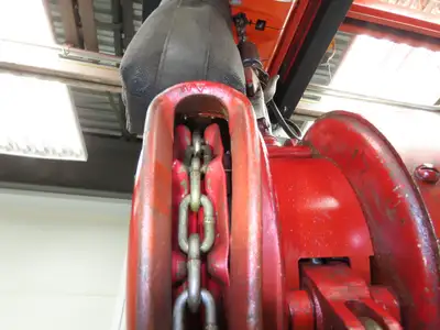 Detroit 2 Ton 4000Lb Manual Chain Fall Hand Hoist 9' Lift