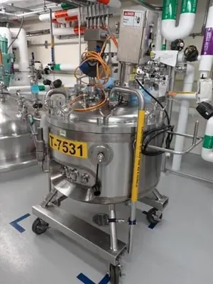 Reactor, 65 Gallon (250 Liters), Inconel, Jacketed, Agitated #S745442