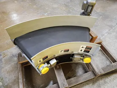 Used 2014 TRANSNORM BELTED CURVE CONVEYOR Belt Conveyors Wisconsin US | Packer City Sales #1297971
