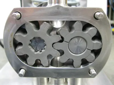 3/4" Unibloc-GP Rotary Gear Pump 3/4 HP Baldor Motor AB PowerFlex Drive P16