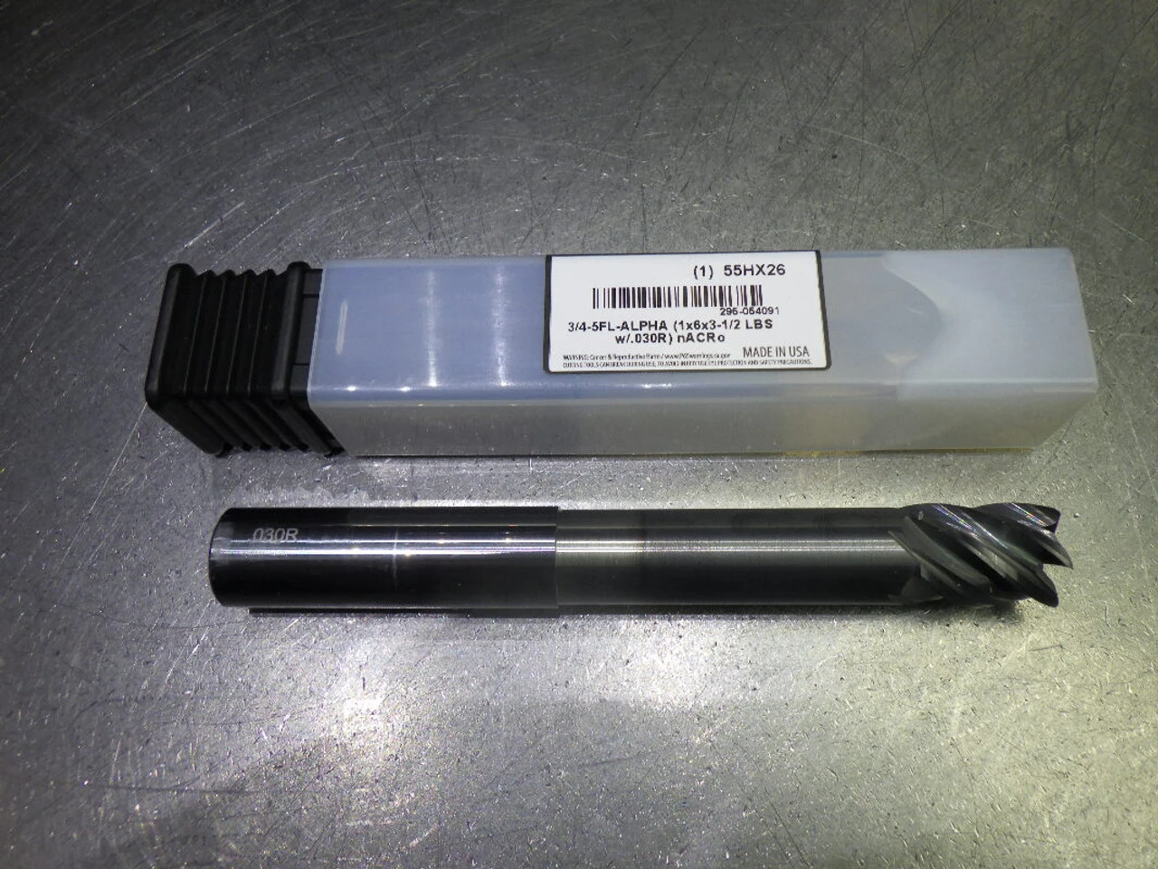 Monster 3/4" 5 Flute Carbide CR XL Endmill 3/4" Shank .03" R 295-054091 (LOC2961B)