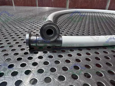 USED ACE SANITARY TSC AF P22095US FLEXIBLE HOSE 50" W/ 1/2" SANITARY FITTING