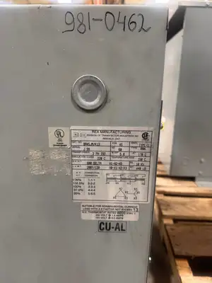45 KVA 600V to 208Y/120V Isolation Transformer