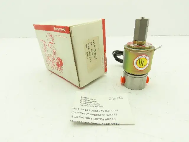 Honeywell Skinner X5L25310CT Solenoid Valve 3-Way NC 120V 75 PSI 1/8" NPT