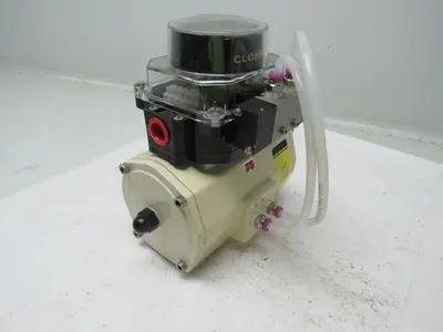 El-O-Matic ED 100/A Double Acting Pneumatic Valve Actuator W/ Actaire Controller