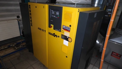 KAESER Rotary Screw Compressors, 2× in very good used condition, PRICE FOR PAIR