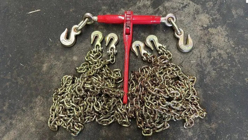 5/16-3/8" Chain Binder + Set of 2 Chains (5/16")