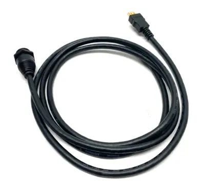 USED L-COM MALE TO FEMALE HDMI WATERPROOF CABLE ASSEMBLY 2M