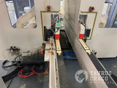 Used 2019 E-CHAIN ECT-48S ANGULAR DOUBLE END-TENONER LINE Woodworking Tenoners Ontario CA | Taurus Craco Machinery Inc #1314188