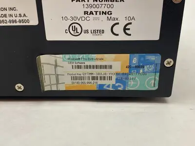 USED DATALOGIC VISION PROCESSOR UNIT, IMPACT MX20 24V 3.5A MIN