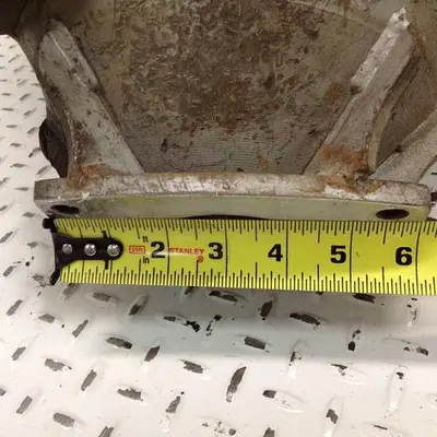 USED METAL FABRICATOR HOPPER