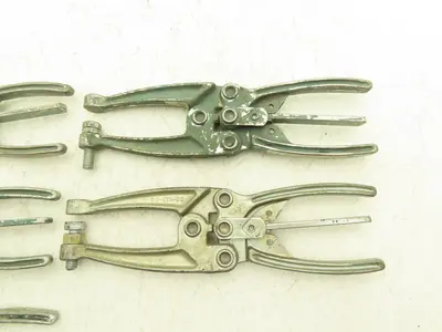 De-Sta-Co 491 Adjustable Welding hand Squeeze Clamping Pliers Lot of 6