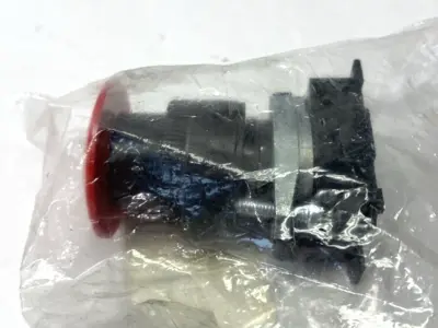 New | in-Stock TE CONNECTIVITY ALCOSWITCH RED MUSHROOM PUSHBUTTON 22MM PUSH-PULL Relays & Switches Michigan US | Maverick Industrial Sales #1091726