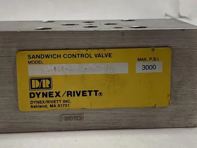 New | in-Stock DYNEX S8820-D03-P-V-20 Pump & Valve Parts Ohio US | Surplus Asset Holdings #1236058