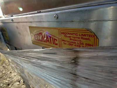 Hecomatic S/S Coater -Deduster Plastic Belt 370 mm x 1,600 mm long