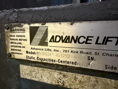 USED ADVANCE LIFTS #HRDP-6120-4848-M