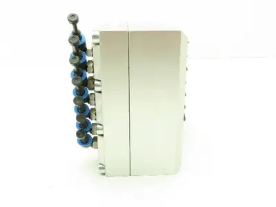 Festo Mini Pneumatic 14-Station Valve Bank Enclosed Manifold 6mm Tube Fitting