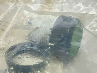NEW ABB 22MM MOMENTARY FLUSH GREEN PUSHBUTTON MP1-10G